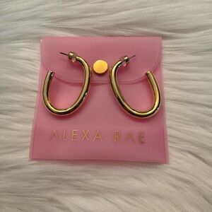 Alexa Rae Gold Hoop Earrings